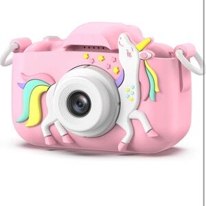 New Goopow Kids Camera Pink Unicorn